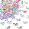 80Pcs 8 Colors Electroplate Handmade Lampwork Beads LAMP-CJ0003-04-1