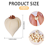 20Pcs Resin Simulation Garlic Model AJEW-CA0004-64-2