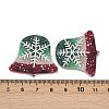 Christmas Themes Opaque Printed Acrylic Pendants OACR-B037-05-3