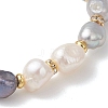 Natural Cultured Freshwater Pearl Beads Stretch Bracelets for Women BJEW-JB13387-4