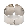 Iron Wide Plain Bangles for Women BJEW-L629-09P-2