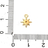 925 Sterling Silver Clear Cubic Zirconia 8-Pointed Star Charms STER-U009-06G-01-3