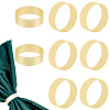 AHADEMAKER 8Pcs Iron Napkin Rings AJEW-GA0004-58-1