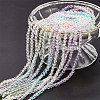 ARRICRAFT 16 Strands 4 Color Transparent Glass Beads Strands GLAA-AR0001-41-6