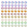  180Pcs 9 Colors Baking Painted Crackle Glass Beads DGLA-TA0001-06-9