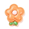 Animal Theme Opaque Resin Cabochons LS-RESI-E046-01K-1