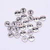 Alloy Mini Buttons PALLOY-WH0076-49B-P-1