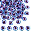 Flat Back Glass Cabochons GGLA-YW0002-10mm-02G-1