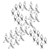 SUNNYCLUE 120Pcs 2 Styles Awareness Ribbon Hope Tibetan Style Alloy Pendants TIBEP-SC0001-79-1