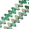 Electroplate Transparent Glass Beads Strands EGLA-N056-03A-12-1