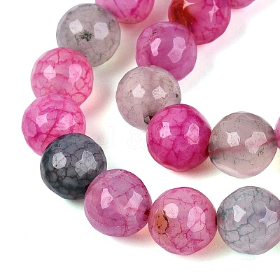 Natural Fire Crackle Agate Beads G-Q606-42A-03-1