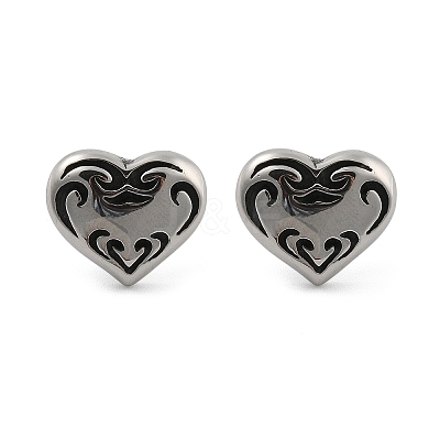 316 Surgical Stainless Steel Stud Earrings EJEW-R022-02AS-1