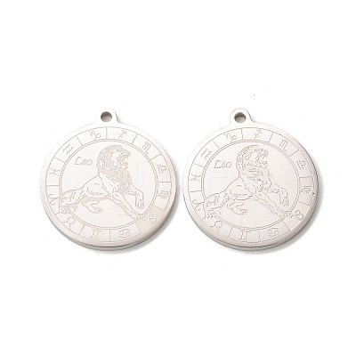 Non-Tarnish 304 Stainless Steel Pendants STAS-A074-03J-P-1
