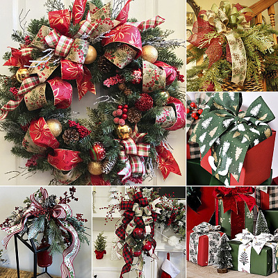 10 Yards 2 Colors Christmas Theme Jute Cord OCOR-TA0002-09B-1