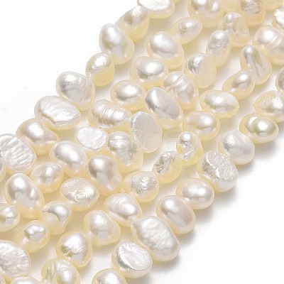 Natural Cultured Freshwater Pearl Beads Strands PEAR-A005-07E-X-1