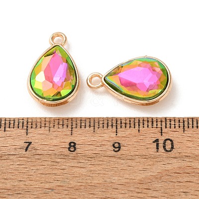 Electroplate Glass Pendants GL-CBA7A25-03F-1