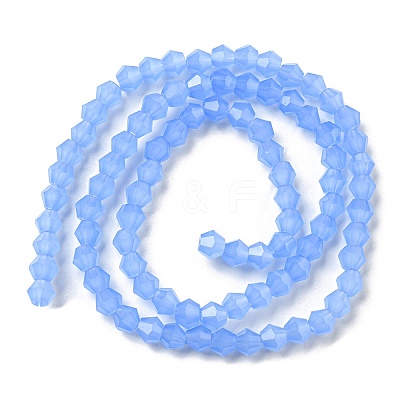 Imitation Jade Glass Beads Strands GLAA-F029-J4mm-04-1