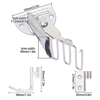 Iron Sewing Machine Binder TOOL-WH0018-80P-04-1