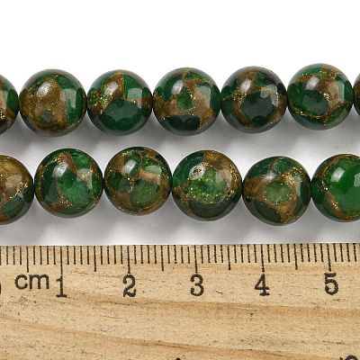 Synthetic Gold Clinquant Stone Beads Strands G-P549-A01-02D-1