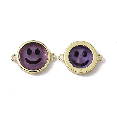 Natural & Synthetic Mixed Stone Connector Charms G-G977-07G-1