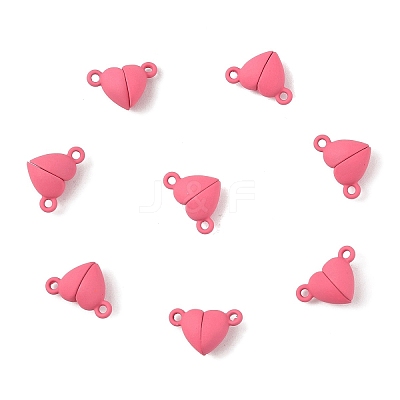 10 Sets Alloy Magnetic Clasps with Loops FIND-LP0004-76B-1
