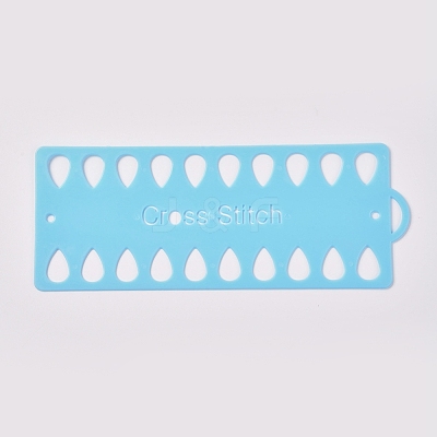 Plastic Embroidery Thread Plate DIY-WH0152-21A-1