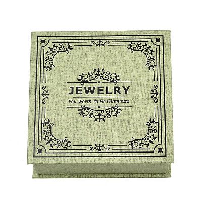Floral Printed Paper Jewelry Display Magnetic Cases CON-K015-03C-02-1