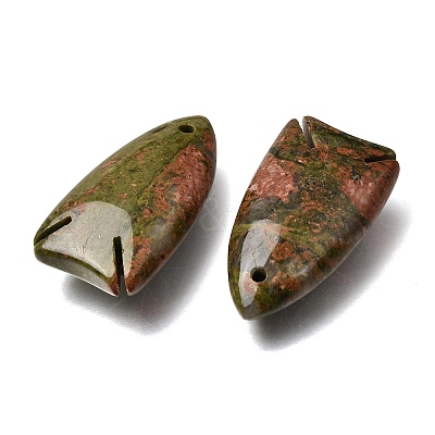 Natural Unakite Pendants GG-CBA6D08-B07-1