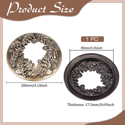 Tibetan Style Alloy Alloy Candle Toppers DIY-WH0622-740AB-1