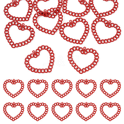 10Pcs Spray Painted Alloy Pendants FIND-TA0010-47A-1