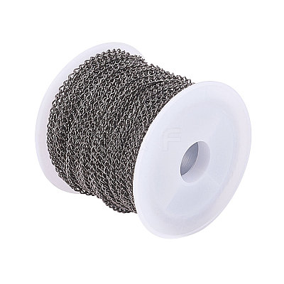 Brass Twisted Chains CHC-CJ0001-24B-1