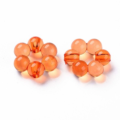 Transparent Acrylic Bead Frames TACR-S153-01A-84-1
