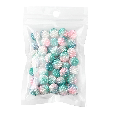 Imitation Pearl Acrylic Beads OACR-FS0001-32B-1