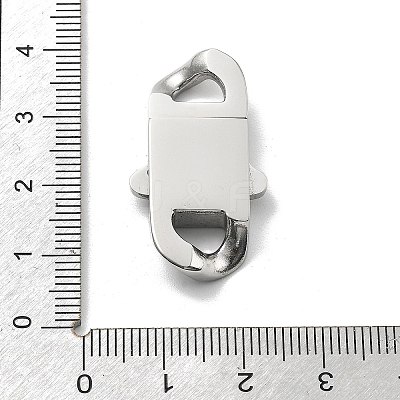 304 Stainless Steel Bayonet Clasps STAS-B082-01D-P-1