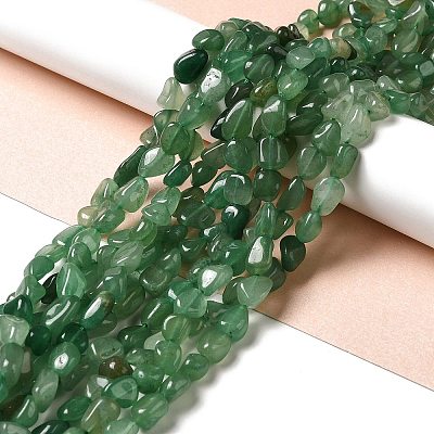 Natural Green Aventurine Beads Strands G-I351-B06-1