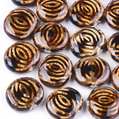Handmade Porcelain Beads PORC-S498-45E-1