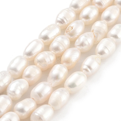 Natural Cultured Freshwater Pearl Beads Strands PEAR-P062-06A-1