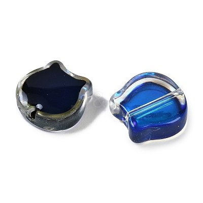 Electroplate Two Tone Glass Mood Beads GLAA-Z007-12B-1