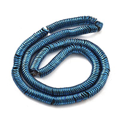 Electroplated Synthetic Non-magnetic Hematite Beads Strands G-B132-A01-01F-1
