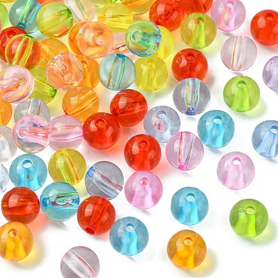 Transparent Acrylic Beads MACR-YW0002-72B-1