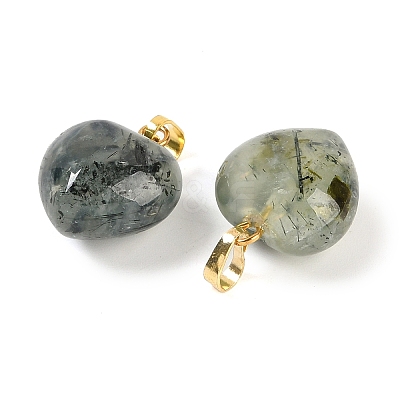 Natural Prehnite Pendants G-J386-H17-G-1