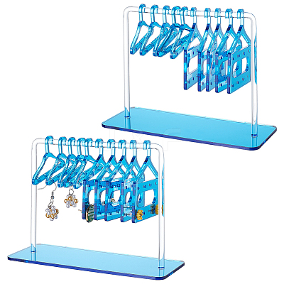2 Sets Acrylic Earring Display Hanger Rack EDIS-PH0001-42B-1