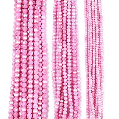 Anti-Tarnish Electroplate Glass Beads Strands EGLA-ZX010-6mm-02-1