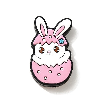 Easter Themed Silicone Focal Beads SIL-L006-A03-1