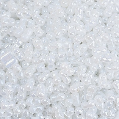 Opaque Colours Luster Glass Seed Beads X1-SEED-K010-04D-1