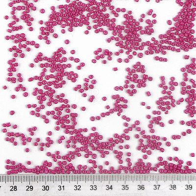 Baking Paint Glass Seed Beads SEED-S001-K24-1