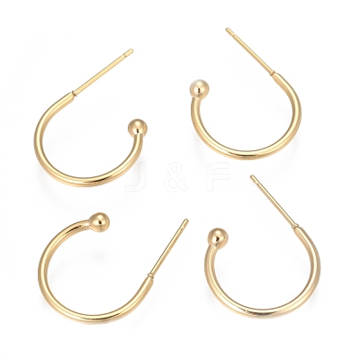 304 Stainless Steel Earring Hooks STAS-K211-01G-A-1