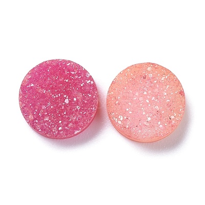Natural Druzy Agate Cabochons G-L553-43A-1