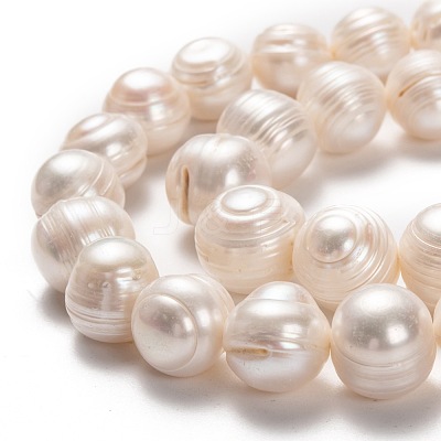 Natural Cultured Freshwater Pearl Beads Strands PEAR-L033-93-1