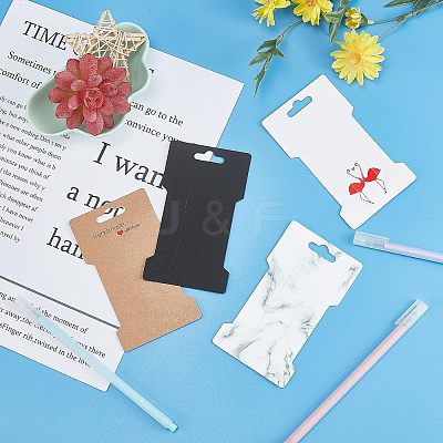 Cardboard Paper Hair Clip Display Cards CDIS-NB0001-12-1
